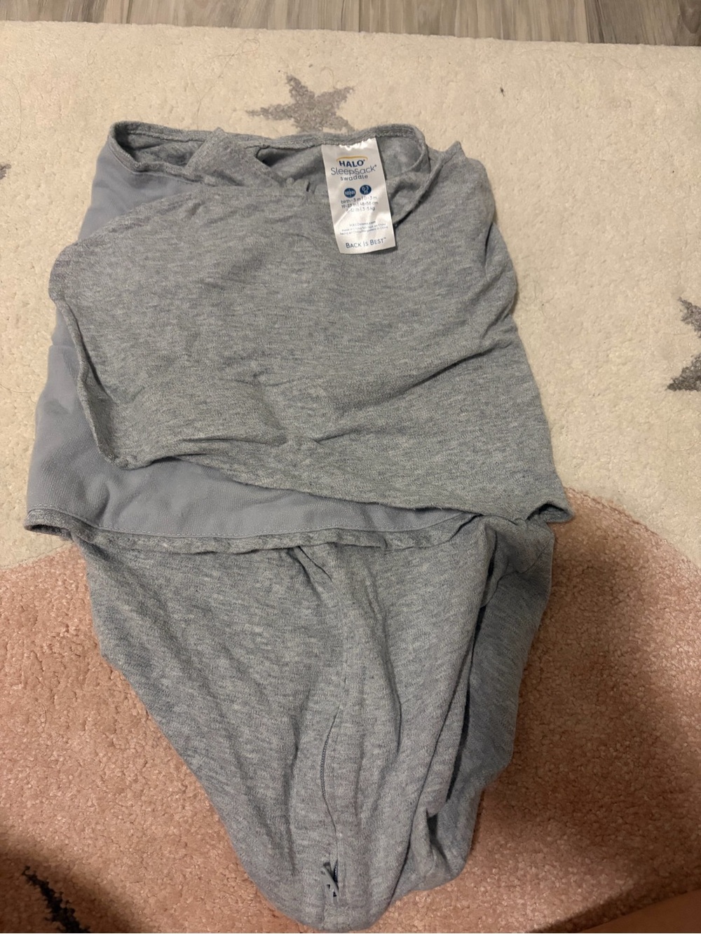 Halo Gray Baby Sleep Swaddle